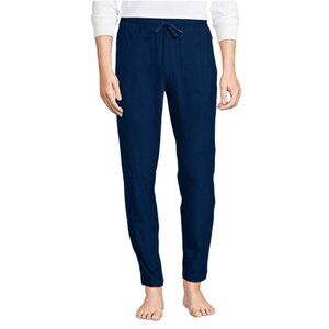 NWOT Lands' End Men's XL Navy Waffle Knit Jogger Sweatpants
